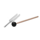 Aluminum alloy + wood Medical Tuning Fork Chakra Hammer Ball Diagnostic 528 A3C3