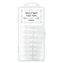 216Pcs 3IN1  Acrylic False All French Nail Art Tips Nail Art Natural DIY Too Ew