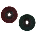 2pcs No Grit Abrasive Polishing Discs Flap Grinding Fits for Metal/Wood/Plastic