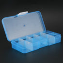 Pack of 4Pcs Plastic Jewelry Box Organizer Storage Container with Adjustabl