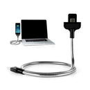 Lazy Stand Up Charging Cable Flexible Phone Holder Bracket U4D4