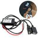 DC-DC 12/24/36/V to 5V Module Double Dual USB Output Power Adapter Conve JUK