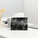 Marble Pattern Tissue Box Pu Leather Home Car Napkin Paper Container Paper  M6W6