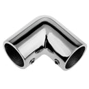 2 Packs Marine Hand Rail Fitting Hardware 7/8" 90 Degree Elbow 22mm &Screws