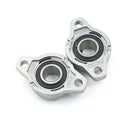 1Pair 15mm Bore Diameter KFL002 Pillow Block Bearing Flange Rhombic Bearings  Z