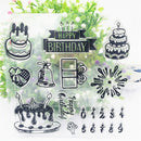 Birthday Cake Diy Transparent Silicone Stamps Scrapbooking Album Cards De  FT
