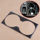 Carbon Fiber Style Cup Holder Panel Trim Cover fit for Mercedes  GLS GLE GL ML