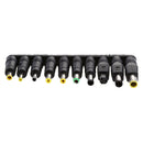 10pcs 5.5 x 2.1mm DC Female Jack to Multi Type Power Plug Connector Adapters