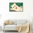 5D DIY Diamond Painting Cute Cat Cross Stitch Embroidery Rhinestones Mosaic