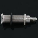 Electric Guitar Jack Chrome Threaded Cylinder Output Input Jack Plug Socket G8T8
