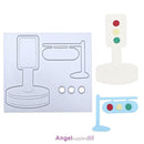 Red Green Yellow Signal Light DIY Scrapbook Craft Embroidery Cutting Die