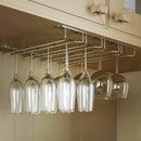 Under Cabinet Stemware Wine Glass Holder Storage Rack 2.17 Inch Deep