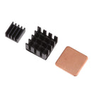 3Pack Heat Sink Aluminum +Copper Cooling HeatSink Radiator For Raspberry Pi