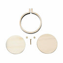 Mini Embroidery Hoop Wooden Frame Hand Cross Stitching Hoop Framing DIY Cra W1A4
