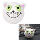 Cute White cat Antenna Ball Car Aerial Ball Antenna Topper Decor Ball Lovel ES
