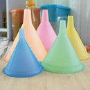 5Pcs/Set Plastic Liquid Oil Funnel Colorful Kitchen Tools 5 Variety Sizes v D5R5