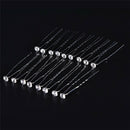 20PCS Clear Crystal Rhinestone Diamante Wedding Bridal Prom Hair Pins Hairpin MO