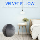 Velvet Round Cushion Soft Ball Pillow for Sofa Room Salon Floor Car Home