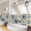 10Pcs Moroccan Style Tile Stickers Waterproof Wall Stickers Bathroom Art De F3N7