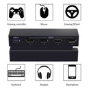 5-Port USB Hub For PS4 High Speed ChargerController Splitter Expansion Adapter Z