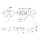 Marine Boat Door Locker Hatch Anti-Rattle Latch Fastener Clamp Type 2