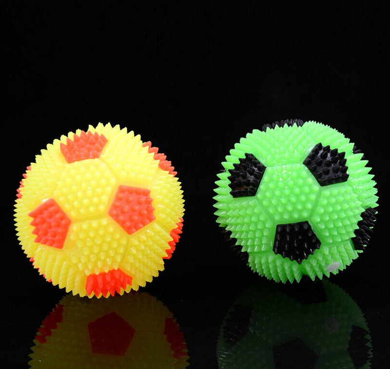 Flashing Bouncing Balls Mini LED Magic Football Kids Toys Gift  Random LJ