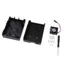 ABS Case Enclosure with External Mini Cooling Fans for Raspberry pi 3 3B+