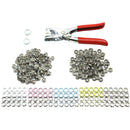 100 Sets 5 Color DIY Fasteners Press Studs Poppers Buckle Snap Button+Plier