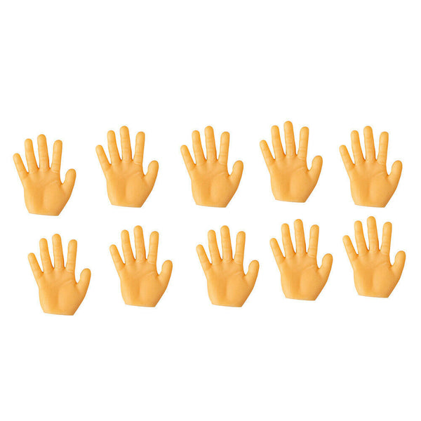 10pcs Desktop Palm Ornaments Domino Blocks Give Me Five Mini Hands Models