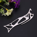 Portable Multifunctional Stainless Steel EDC Camping Equipment Card Tool