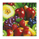 DIY Needlecrafts Stamped Cross Stitch Kits Fruits Pattern 11CT Cloth Embrodery