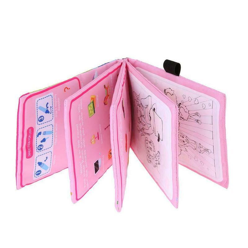 Reusable Kids Painting Magic Doodle Water Drawing Book Water Coloring Book