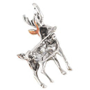 Christmas Cute Sika Deer Animal Brooch Pin Enamel Wedding Costume Jewelry Gifts