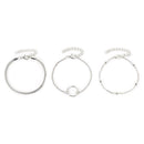 6pcs/set Hollow Flower Hand Chain Ethnic Women Adjustable Bracelet Jewelry