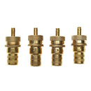 4pcs Universal Brass Off Road Automatic Tire Pressure Deflators 6-30PSI