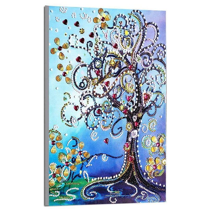 5D DIY Special Shaped Diamond Painting Cross Stitch Wall Art (D1026 Tree)