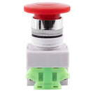 600V 10A Momentary Switch Red Green Mushroom Push Button Station