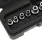 Set of Female Star External Sockets E4-E20 Socket Set 1/4" 3/8" Drive + Case