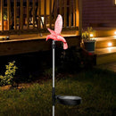 Solar LED Hummingbird Lawn Light RGB Color Changing Garden Landscape Lamp