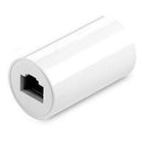 RJ45 Coupler Cat7/Cat6/Cat5e Ethernet Lan Cable Extender Adapter(White)
