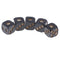 New Black Color 5 Pcs Set Creative Game Cube Dice, Role Playing Di gtJ Gw