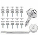 62 Pcs Stainless Steel Canvas to Screw Press Stud Snap Kit Boat Cover New