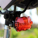 5 LED Bike Bicycle Safety Warning Tail Rear Lamp Battery New Light Us S3S3 A4G4