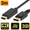 For PC 4K Displayport 1.2 DP Male to HDMI Converter Cable Cord Female Adapter