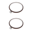 2Pcs Wooden Embroidery Hoop Ring Cross Stitch Circle Frame Sewing Craft Tool