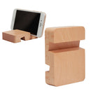 Wooden universal bracket double slot phone holder practical decoration