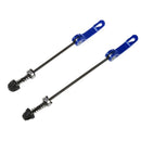 Set of locks Quick Release Front Rear Hub Blue for MTB BIKE M7L5
