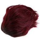 Anime Demon Slayer: Kimetsu no Yaiba Kamado Tanjirou Wine Red Wig Hair Cospl FT