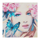5D DIY Full Drill Diamond Painting Butterfly Girl Cross Stitch Embroidery