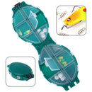 Fishing Lure Storage Box Container Jewelry Tool Medcicne Accessory Case GreenTEU
